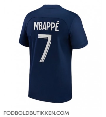 Paris Saint-Germain Kylian Mbappe #7 Hjemmebanetrøje 2022-23 Kortærmet